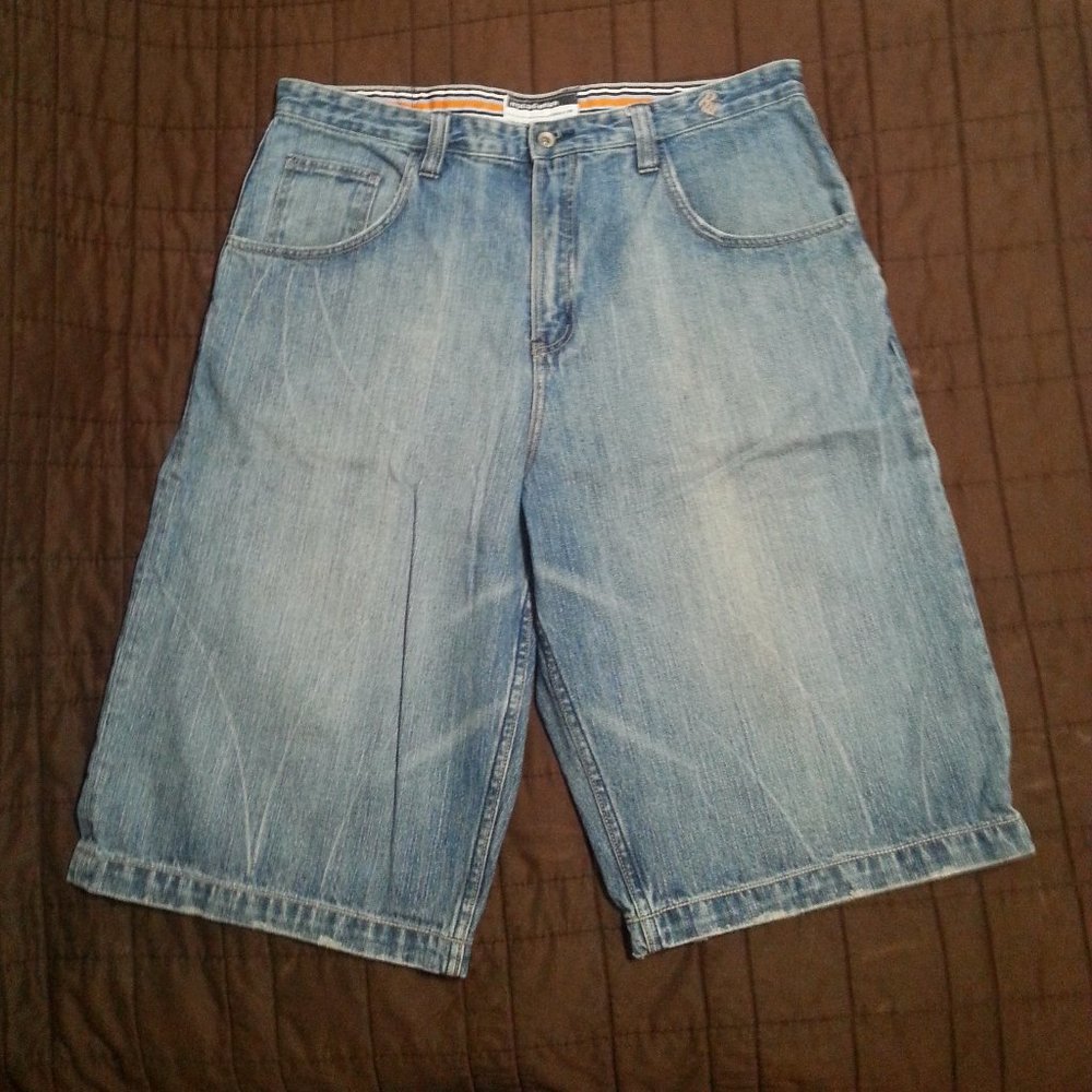 Vintage Y2K  Rocawear Denim Jean Shorts Men's 38 Skater Baggy Streetwear